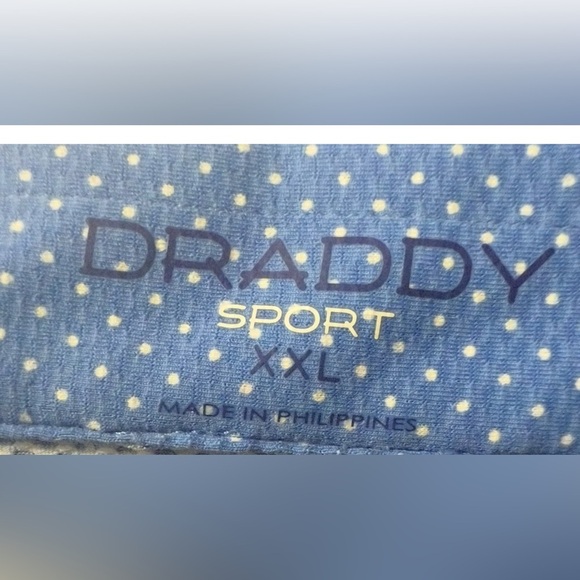 DRADDY SPORT PGA THE PLAYERS BLUE POLO SHIRT XXL NWT - Picture 3 of 8